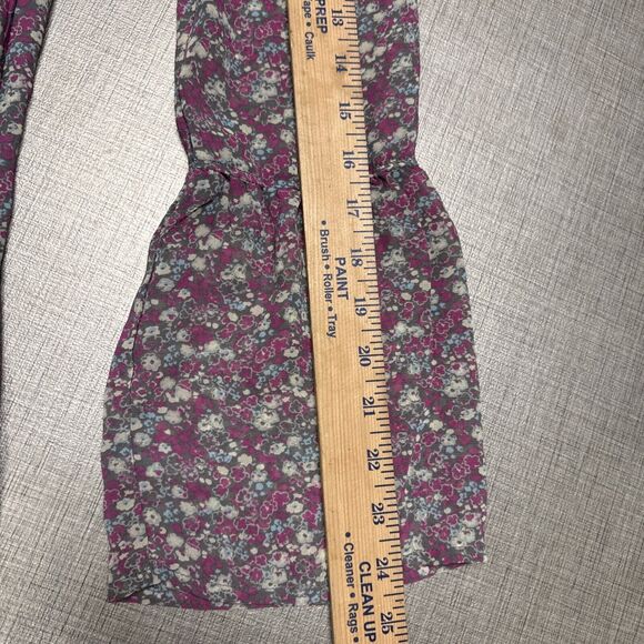 ESPRIT Y2K 4 sheer Babydoll top floral romantic cottage coquette bella swan - Picture 9 of 11